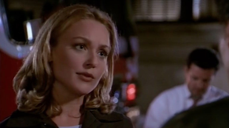 Elisabeth Rohm playing Det. Kate Lockley in Angel season one