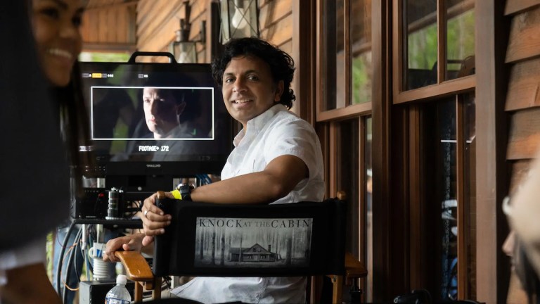 M. Night Shyamalan on Knock at the Cabin Set