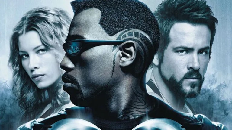 Wesley Snipes and Ryan Reynolds in Blade Trinity Poster